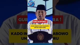 KENAIKAN GAJI GURU ‼️ prabowo shortvideo viralvideo hariguru [upl. by Jackson]