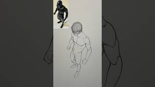 Drawing Dynamic Poses with an Action Figure draw drawing sketch pose fyp [upl. by Levram]