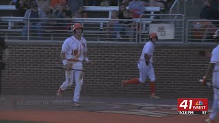 Mercer Baseball Beats VMI 102 [upl. by Odrarej]