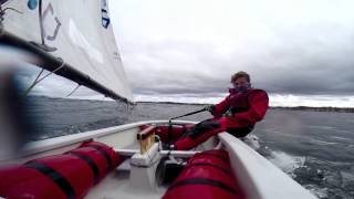 KDY Optimist sailors  Windy conditions [upl. by Kryska23]