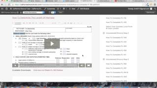 FL100 Form Completion Tutorial  California Divorce Tutor  Online Self Help [upl. by Ardnu]