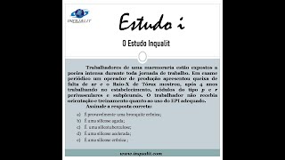 Estudo i  Doença do Trato Respiratório Relacionada ao Trabalho [upl. by Seligmann]