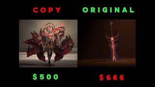 New 500 Faker Ahri Skin VS Original 666 Aatrox  League Of Legends [upl. by Westleigh]