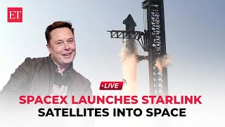 Elon Musks SpaceX launches fresh batch of Starlink satellites into space [upl. by Julee674]