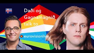 🇮🇸 Interview with Daði og Gagnamagnið from Iceland   Eurovision in Rotterdam 2021 [upl. by Allit]