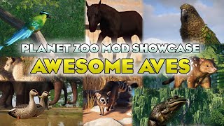 🦆 AWESOME AVIANS 25 MODS  Planet Zoo Mod Showcase [upl. by Ayin277]