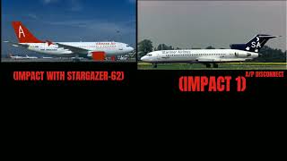 Starliner Airlines 62 amp Altezza Air 843 CVRs MidAir Collision [upl. by Bumgardner]