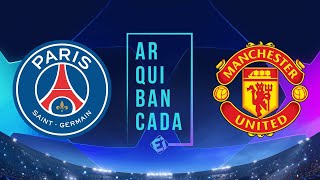 PSG X MANCHESTER UNITED NARRAÇÃO AO VIVO  CHAMPIONS LEAGUE [upl. by Giovanna]