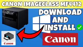 How To Download amp Install Canon imageCLASS MF4412 Printer Driver in Windows 781011 [upl. by Eedyak]