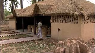 Kutcha hut in rural Rajasthan Jaisalmer [upl. by Okajima]