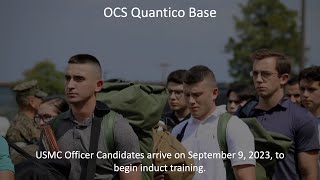 USMC OCS Quantico Arrival of Alpha and Delta Companies on September 9 2023 [upl. by Notseh940]