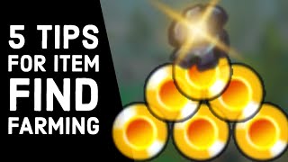 Hordesio  5 Tips for Item Find Farming [upl. by Frodina]