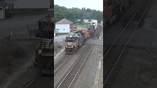 NS 22H Crests the Alleghenies at Gallitzin PA train norfolksouthern railroad shorts [upl. by Avehs]