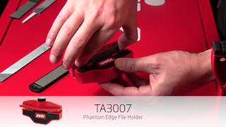 Swix How to Use The TA3007 Phantom Edge File Holder [upl. by Lecram]