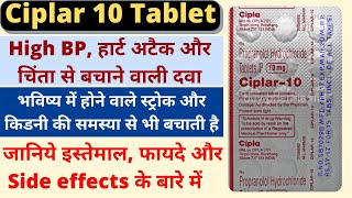 Ciplar 10 Tablet Uses Benefits amp Side effects  Medicine For Anxiety Angina amp High Blood Pressure [upl. by Nohtanhoj]