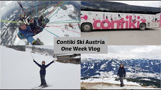 CONTIKI SKI AUSTRIA HOPFGARTEN ONE WEEK VLOG [upl. by Lilla]