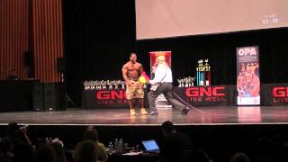 IFBB PRO Henderson Thorne Guest Posing [upl. by Mensch]