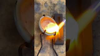 Wow heres how to make a 24k gold bracelet 🔥🔨 gold viral video silver jewellry Reels jewel [upl. by Ahsietal611]