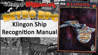 Klingon Ship Recognition Manual Star Trek RPG FASA 1985  Retro RPG [upl. by Nnylarac]