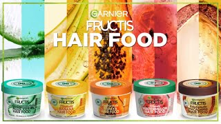 FRUCTIS HAIR FOOD Masken – Vegane Haarpflege die EUCH überzeugt [upl. by Nylirad]