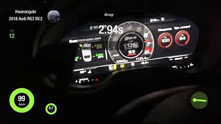 Audi RS3 stage 2 Unitronic 010014 mile [upl. by Schwerin]