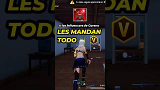 Los influencer dan regalos infinitos😨 freefire [upl. by Hellah]