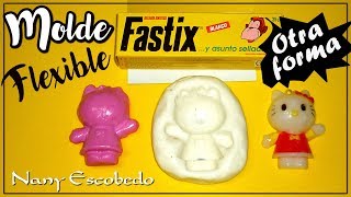 CÓMO HACER MOLDE FLEXIBLE CON FASTIX [upl. by Lydia666]