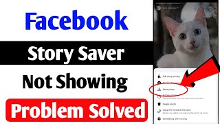 Facebook Story Saver Option Not Showing [upl. by Marijane]