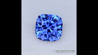 275ct LAB Cornflower blue Sapphire  pulled Czochralski [upl. by Jakie915]