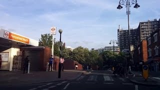 Driving in London  Hampstead Heath Park to Haverstock Hill [upl. by Reed]