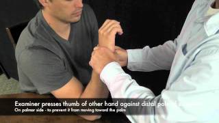 Scaphoid Shift Test CR [upl. by Orvah]