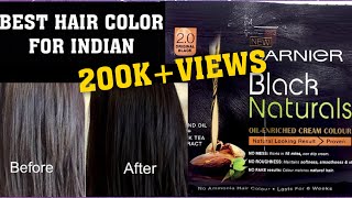 Garnier color naturalsBlack Hair colorBest at home hair colorDDAILY REVIEW [upl. by Wrand]