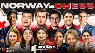 Norway Chess 2024 Round 9  ft Caruana vs Pragg Firouzja vs Carlsen Nakamura vs Ding Liren [upl. by Allimac1]