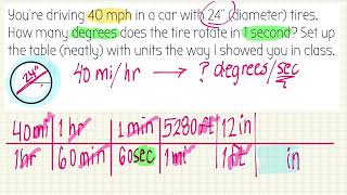 40 mph w 24” tires   degreessec [upl. by Derward]