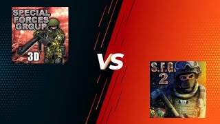 Special Forces Group 1 vs Special Forces Group 2 Game Comparison [upl. by Fonda97]