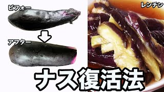 もう腐らせない！シワシワ茄子を完全復活させる保存テク＆簡単レシピ [upl. by Caton579]