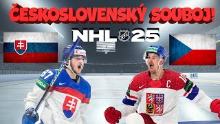 ČESKOSLOVENSKÝ hokejový souboj v novém NHL25 🏒 [upl. by Nosduh]