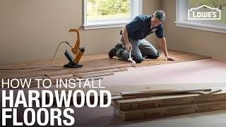 Learn How to Install Hardwood Floors  DIY Projects [upl. by Eliza]