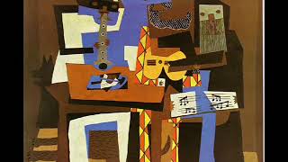 Pablo Picasso Three musicians Explained in Urdu Hindi [upl. by Feune]