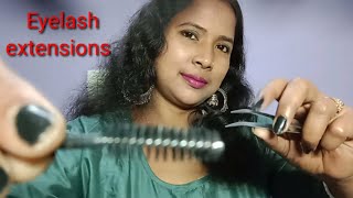 ASMR 🤍 Doing Your Eyelash extensions [upl. by Law485]