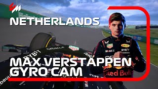 GYRO CAM Red Bull F1  Max Verstappen Hotlap at Zandvoort [upl. by Emanuele]