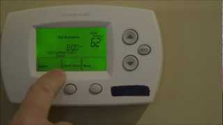 How to Program Your Thermostat  Honeywell FocusPro TH6000 Series [upl. by Berne]