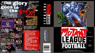 Title Screen Mutant League Football SEGA Mega DriveGenesis Music [upl. by Purington]