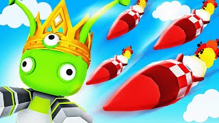 Secret Alien King Rocket DESTROYS Wobbly Life [upl. by Eneja]