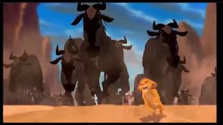 The Lion King  1994 Stampede Scene with 2019 Score [upl. by Enimajneb506]