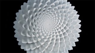 3Dprinted sculptures create optical illusions using the Fibonacci sequence [upl. by Amlez]