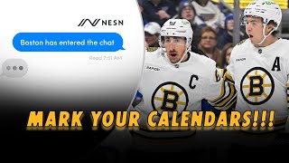 Mark Your Calendars Bruins Drop 202425 Schedule  Boston Has Entered The Chat Ep 48 [upl. by Lliw]