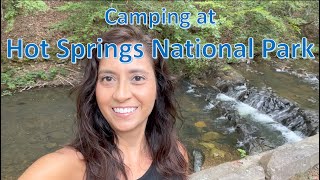 Camping At Hot Springs National Park in Gulpha Gorge Campground [upl. by Pesek]