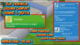 Sukses 1000000 Simoleon amp Level 10 Painting Branch Lain  Viverean Family  The Sims 4 Indonesia [upl. by Beberg]