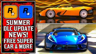 NEW GTA 5 Online Summer DLC News FREE Supercar Release Date Timeframe amp MORE GTA5 New Update [upl. by Ruby332]